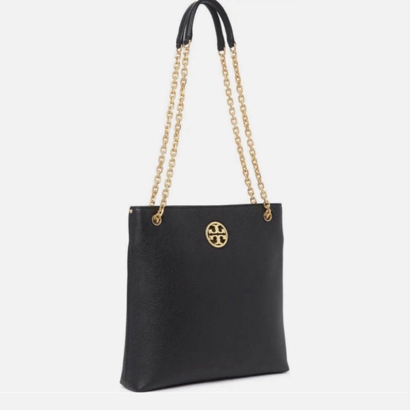 TORY BURCH | Black Carson SwingPack Leather Crossbody Bag - Picture 2 of 13